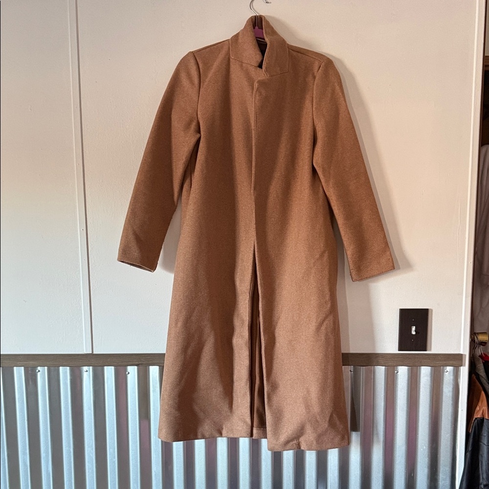 Love Tree Brown Long Coat